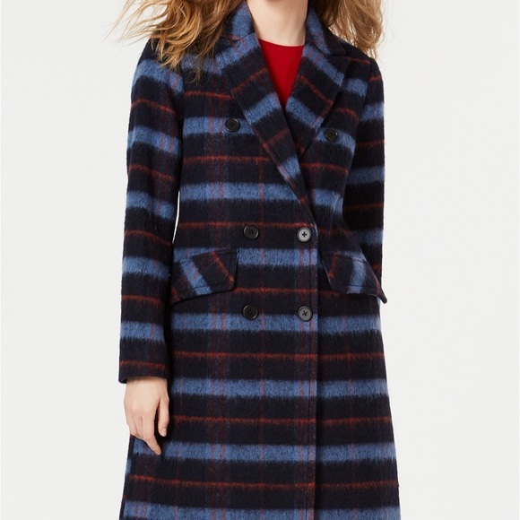 BCBG Plaid Coat - Picture 2 of 8